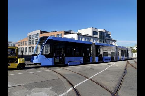 The Siemens Avenio trams for Munich have been built in Vienna.